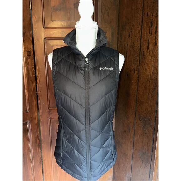 Columbia Jackets & Blazers - Columbia Women's Omni-Heat Puffer Vest Black Small EUC
